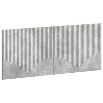 vidaXL Testiera Da Muro Hoorn Grigio Cemento Legno Ingegnerizzato Vidaxl