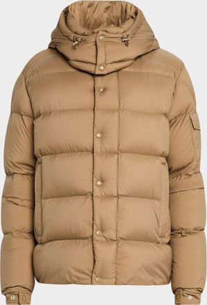 Moncler Mens Maya Hooded Short Down Puffer Jacket