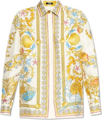 Versace Dames, Blouses & Shirts, Veelkleurig, Maat: 2XS Zijde