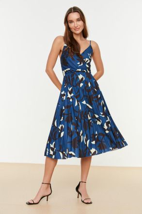 Trendyol Vrouw/Meisje Cache-coeur A-lijn Midi Jurk