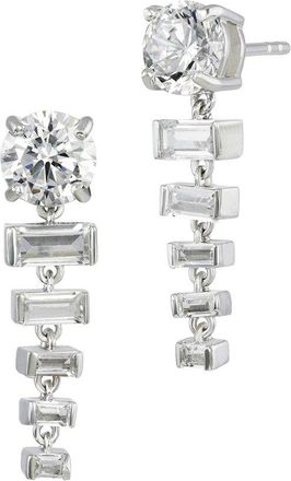 Savvy Cie Jewels Cz Drop Earrings
