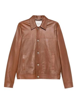 Jacob Cohen Trucker Leather Jacket