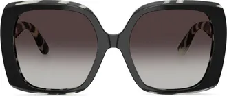 Dolce & Gabbana Eyewear Occhiali da sole zebrati - Nero