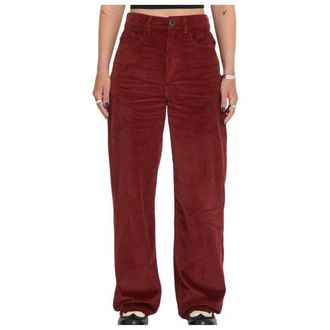 Volcom Weellow II Cord Freizeithose f&uuml;r Damen | rot