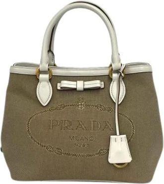 Prada Pre-owned Boston Bag - Dames - Vintage Shopper - Bruin - ONE Size - Leer - Vintage