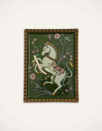 La DoubleJ Trinket Tray - Woman Trays & Boxes The Unicorn Dark Green One Size