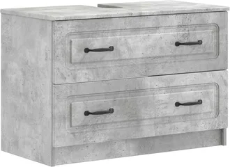 vidaXL Mueble De Lavabo Para Ba&ntilde;o Utrecht Gris Hormig&oacute;n Vidaxl
