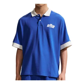 Nike Sportswear Club Oversized Polo Shirt Game Royal Sail IF0724-480
