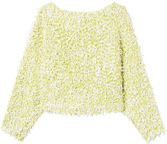 Twin-Set curly yarn jumper - Yellow