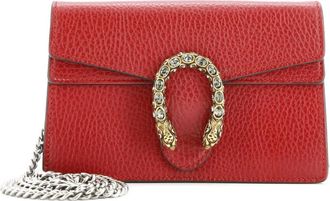 Gucci Dionysus Bag Leather Super Mini clutch bag - Rood