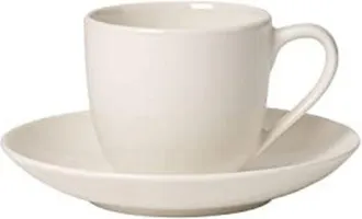 Villeroy & Boch for Me Set di Tazze E Tazze Senza Manico Set di 4 Bianco, Lavabile in Lavastoviglie, Adatto per Microonde, Servizio caff&egrave;, Set
