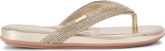 Carvela Womens Riviera Jewel Sandals - Gold - Size UK 7