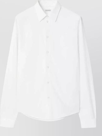 Burberry cotton poplin regular-fit shirt