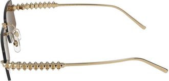 Cartier Unisex Ct0604s Sunglasses Gold Metal