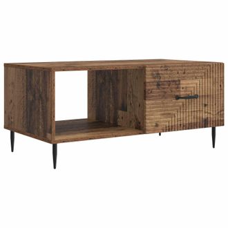 vidaXL Mesa De Caf&eacute; Madera Envejecida 90 X 50 X 40 Cm Vidaxl