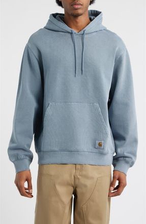 Carhartt Work in Progress Torion Cotton Hoodie in Office Blue (Grind Wash) at Nordstrom, Size Xx-Large