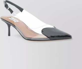 Alaia 55 kitten heel patent pointed toe