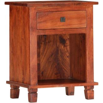 vidaXL Bedside Cabinet 40x30x50 cm Solid Acacia Wood vidaXL