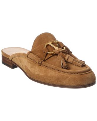 Valentino Vlogo Signature Suede Mule