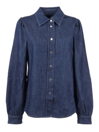 7 For All Mankind Halona Puff Sleeve Shirt
