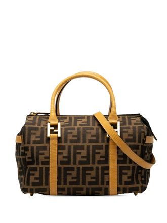 Fendi 1900s Zucca canvas tas - Bruin