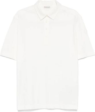 Moncler Polo shirt met logo-patch