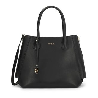 Kazar Marietta - Dames - Handtassen - Zwart - ONE Size - Leer - Tassen
