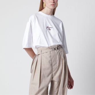 Jacquemus T-shirt Bateau Jacquemus Beach bianca