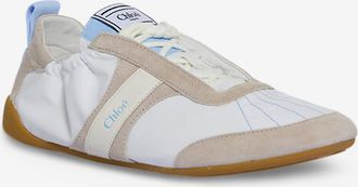 Chlo&eacute; Sneakers aus Nylon und Leder Kick