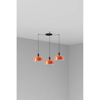 Faro Barcelona Tatawin M L&aacute;mpara Colgante Naranja Rojo 20340-148-3l