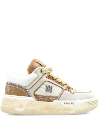 Amiri glitter-embellished sneakers - White