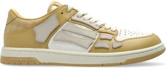 Amiri Ma Quad Skel sneakers - men - Bovine Leather/Fabric/Rubber - 46 - Yellow
