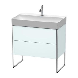 Duravit Duravit Xsquare Mueble De Pie 78,4 X 46,0 Cm, 2 Cajones, Para Lavabo Durasquare 235380, Color (frente/cuerpo): Azul Claro Mate - Xs444300909