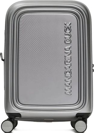 Mandarina Duck Trolley con logo goffrato - Argento