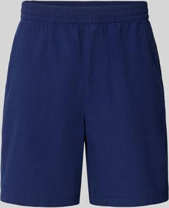 Selected Regular Fit Shorts aus reiner Baumwolle Modell STUART in Marine, Gr&ouml;&szlig;e XXL