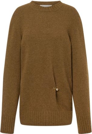 Philosophy di Lorenzo Serafini ring-hardware jumper - women - Cashmere/Virgin Wool - 40 - Green