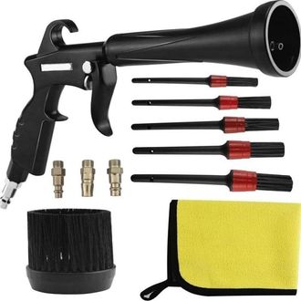 OEM Pistola De Limpieza De Aire Tornado Con Protector De Goma Y Boquilla De Flujo De Aire De Lat&oacute;n Ajustable. Pistola De Soplado De Aire Para Compresor