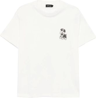 Tout à Coup T-shirt con paillettes - Bianco