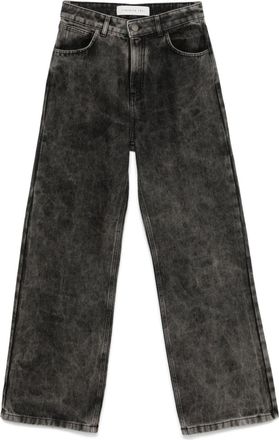 Federica Tosi wide-leg jeans - women - Cotton - 24 - Grey