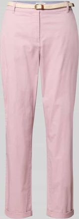 Christian Berg Casual Fit Chino mit Baumwoll-Anteil in Hellrosa, Gr&ouml;&szlig;e 34