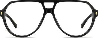 Dsquared2 Glasses, unisex, Black, Size: 58 MM D2 0204 Optical Frame