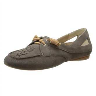 Kenneth Cole Womens Ball Ways Boat Shoe In Taupe