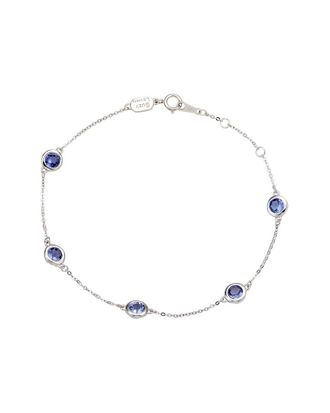 Suzy Levian 14K 1.25 Ct. Tw. Tanzanite Station Bracelet