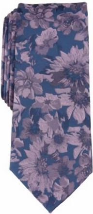 Bar III Mens Malaga Floral Tie In Navy