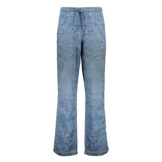 Diesel Wide Jeans, male, Blue, Size: M Track Pants