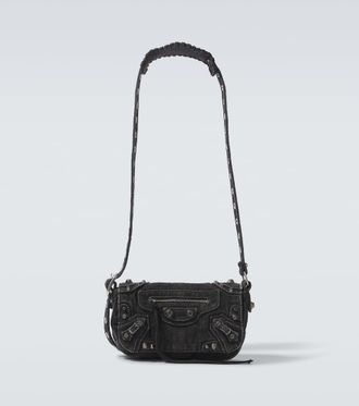 Balenciaga Le Cagole XS denim shoulder bag