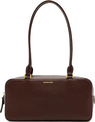 Veronica Beard top-handles zip-top shoulder bag - Brown