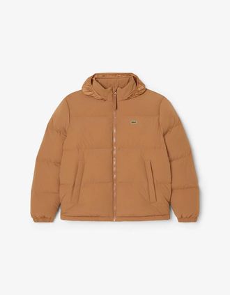 Lacoste Mens Puf Jacket - Brown - Size: 40/Regular