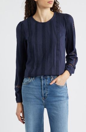 Boden Imi Jersey Top in Navy at Nordstrom, Size 6