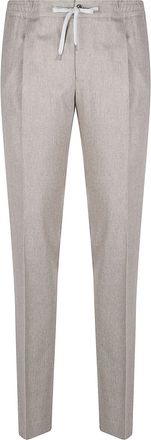 Pantaloni Torino Soft Tailored Virgin Wool-Cashmere Casual Pants